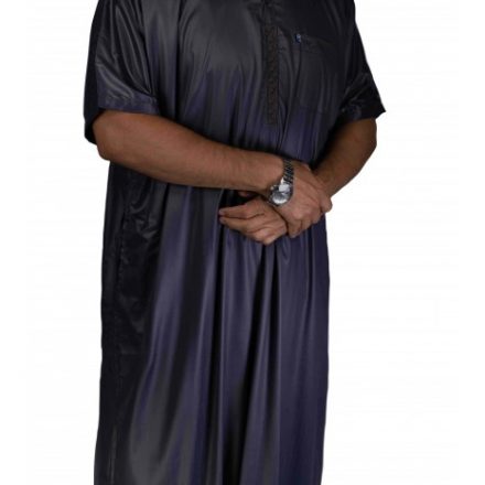 Qamis Anthracite Manches courtes - Ikaf