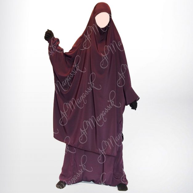 Jilbab 2 pièces avec pantalon - Al Manassik